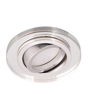   Kanlux MORTA CT-DTL beltéri álmennyezeti kerek lámpa IP20-as védettséggel, ezüst színben, Gx5.3 foglalattal (Kanlux 26716)