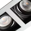 Kanlux 26720 ARET 1XMR16-W szögletes beltéri SPOT dekorációs keret fehér színben, MR16 foglalathoz, max 35W teljesítmény, IP20 védettséggel, 12 V (Kanlux 26720)