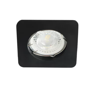   Kanlux 26746 NESTA DSL-B szögletes beltéri SPOT dekorációs keret matt fekete színben, MR16 foglalathoz, max 35W teljesítmény, IP20 védettséggel, 12 V (Kanlux 26746)