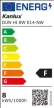 Kanlux 26761 DUN LED SMD E14 8W/4000K LED fényforrás E14 foglalat 800lm fényerővel (Kanlux 26761 )