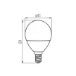 Kanlux 26763 BILO LED SMD E14 8W/4000K LED fényforrás E14 foglalat 800lm fényerővel (Kanlux 26763 )