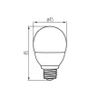 Kanlux 26764 BILO LED T SMD E27 8W/3000K LED fényforrás E27 foglalat 800lm fényerővel (Kanlux 26764 )