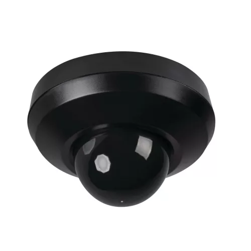 Kanlux 26822 SENTO-O-WT-B/B kültéri mennyezeti falon kívüli/süllyesztett mozgásérzékelő, 360° érzékelési szög, 3-2000 Lux, 10mp-30p beállítható időkésleltetés, IP44/20, fekete (Kanlux 26822)