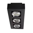 Kanlux 26834 STOBI DLP 350-B lámpa GU10 foglalattal, beltéri mennyezeti, fekete színben, 3x max 25W teljesítmény, IP20 védettséggel, 220-240 V (Kanlux 26834)