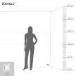 Kanlux 26840 APUS LED W-WW szögletes beltéri lépcsővilágító lámpa fehér színben, 13 lm, 0,8W teljesítmény, 50000 h élettartammal, IP20 védettséggel, 12V DC, 3000 K (Kanlux 26840)