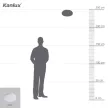Kanlux 26981 VARSO LED 18W-NW-O-SE kerek kültéri mennyezeti lámpa mozgásérzékelővel fehér színben, 1700 lm, 18W teljesítmény, 20000 h élettartammal, IP54 védettséggel, 220-240 V, 4000 K (Kanlux 26981)