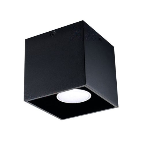Kanlux ALGO mennyezeti szögletes lámpa IP20-as védettséggel, fekete színben, GU10 foglalattal (Kanlux 27030 )