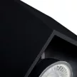 Kanlux ALGO mennyezeti szögletes lámpa IP20-as védettséggel, fekete színben, GU10 foglalattal (Kanlux 27030 )
