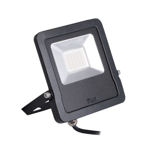 Kanlux 27092 ANTOS LED fekete fali / mennyezeti reflektor lámpa LED SMD IP65 neutrál fehér 30W 2400lm (Kanlux 27092)