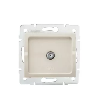   Kanlux MOWION LOGI 27127 F típusú antenna aljzat, krém színben (Kanlux 27127)