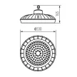 Kanlux 27156 HB PRO LED HI 150W-NW kültéri mennyezeti csarnokvilágító LED lámpa fekete színben, 21750 lm, 150W teljesítmény, 30000 h élettartammal, IP65 védettséggel, 220-240 V, 4000 K (Kanlux 27156)