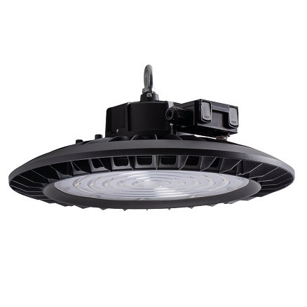 Kanlux 27157 HB PRO LED HI 200W-NW kültéri mennyezeti csarnokvilágító LED lámpa fekete színben, 28000 lm, 200W teljesítmény, 30000 h élettartammal, IP65 védettséggel, 220-240V, 4000 K (Kanlux 27157)