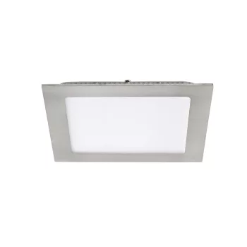   Kanlux 27214 KATRO V2LED 12W-NW-SN szögletes beltéri álmennyezeti LED lámpa szatén nikkel színben, 780 lm, 12W teljesítmény, 15000h, IP44/20 védettséggel, 220-240 V, 4000 K (Kanlux 27214)