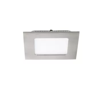   Kanlux 27217 KATRO V2LED 6W-NW-SN szögletes beltéri álmennyezeti LED lámpa szatén nikkel színben, 300 lm, 6W teljesítmény, 15000 h élettartammal, IP44/20 védettséggel, 220-240 V, 4000 K (Kanlux 27217)