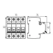 Kanlux 27250 KMI-4/63A moduláris leválasztó kapcsoló 4P, 63A, 400V AC (Kanlux 27250)