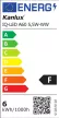 Kanlux 27270 IQ-LED A60 E27 5,5W/2700K LED fényforrás E27 foglalat 470 lm fényerővel (Kanlux 27270 )