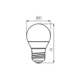 Kanlux 27304 IQ-LED G45 E27 5,5W/4000K LED fényforrás E27 foglalat 490 lm fényerővel (Kanlux 27304 )