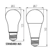 Kanlux 27316 IQ-LED A67 19W-NW LED fényforrás, E27 foglalat, 2600 lm, 19W teljesítmény, 15000 h élettartammal, 220-240 V, 4000 K (Kanlux 27316)