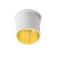 Kanlux SPAG beltéri álmennyezeti kerek lámpa IP20-as védettséggel, fehér/arany színben, Gx5.3 foglalattal (Kanlux 27321)
