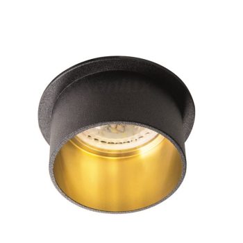   Kanlux 27322 SPAG S B/G kerek beltéri SPOT dekorációs keret fekete/arany színben, MR16 foglalathoz, max 35W teljesítmény, IP20 védettséggel, 12 V (Kanlux 27322)