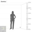 Kanlux 27370 APUS LED PIR WW szögletes beltéri lépcsővilágító lámpa mozgásérzékelővel, rozsdamentes acél színben, 13 lm, 0,8W teljesítmény, 50000 h, IP20, 12V DC, 3000 K (Kanlux 27370)
