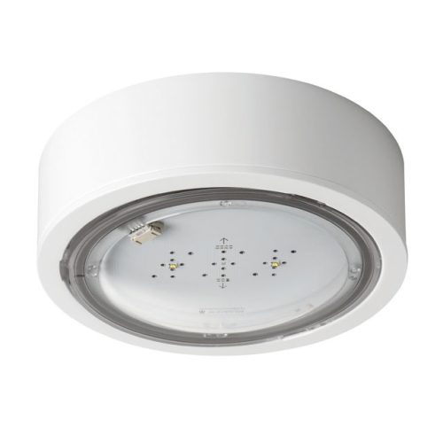 Kanlux 27381 ITECH fehér vészvilágító fali / mennyezeti lámpa LED IP65 hideg fehér 5W 223lm (Kanlux 27381)