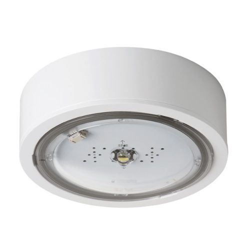 Kanlux 27382 ITECH fehér vészvilágító fali / mennyezeti lámpa LED IP65 hideg fehér 2W 215lm