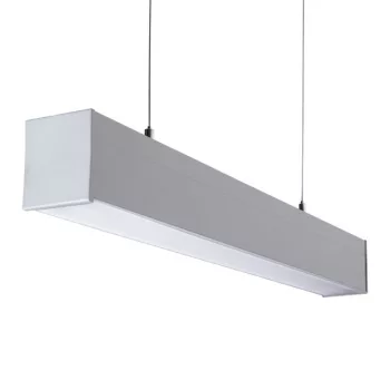  Kanlux 27415 ALIN 4LED 1X120-SR beltéri mennyezeti T8 LED lámpa ezüst színben, G13 foglalat, max 36W teljesítmény, IP20 védettség, 220-240 V (Kanlux 27415)