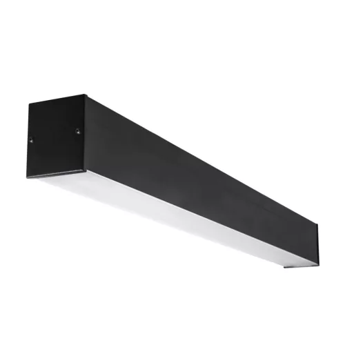Kanlux 27417 ALIN 4LED 1X60-B-NT beltéri mennyezeti T8 LED lámpatest fekete színben, G13 foglalat, max 18W teljesítmény, IP20 védettség, 220-240V AC (Kanlux 27417)