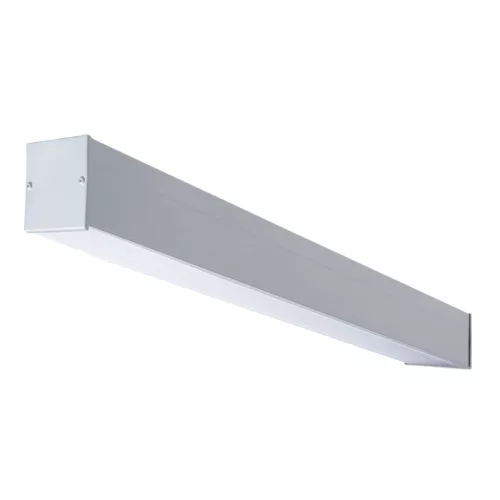 Kanlux 27421 ALIN 4LED 1X120-SR-NT beltéri mennyezeti T8 LED lámpatest ezüst színben, G13 foglalat, max 36W teljesítmény, IP20 védettség, 220-240V AC (Kanlux 27421)