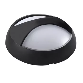   Kanlux 27560 ELNER LED fekete oldalfali lámpa LED SMD IP44 neutrál fehér 8W 360lm (Kanlux 27560)