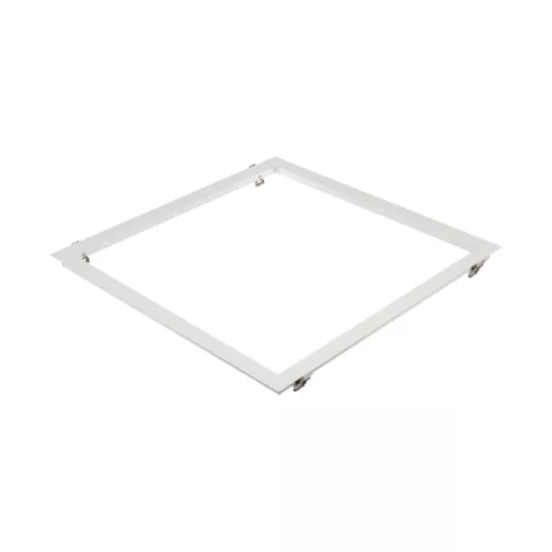 Kanlux 27608 ADTR PT 6060-W gipszkarton beépítő keret BLINGO, BRAVO, KIENO és OS RX LED panelekhez, előszerelt, rögzítőrugókkal, 640x640x56mm, szerelési nyílás: 620x620mm (Kanlux 27608)