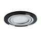 Kanlux MORTA AR/ES beltéri álmennyezeti kerek lámpa IP20-as védettséggel, fekete színben, G53 foglalattal (Kanlux 27961)