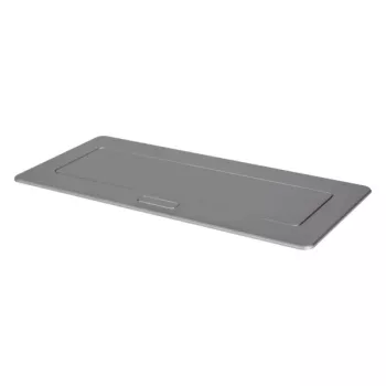   Kanlux 28315 BIURO+ 04-0062-100 POP-UP felnyíló asztali doboz ezüst színben, 6 modul, 16A - 250V~ (Kanlux 28315)