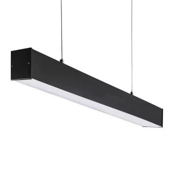   Kanlux 28450 AL 4LED 120-MPR-B Lineáris lámpatest LED T8 fénycsőhöz, 36W teljesítmény, fekete színben, G13 foglalattal, IP20 védettséggel, 220-240V (Kanlux 28450)