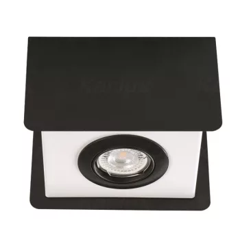   Kanlux TORIM mennyezeti szögletes lámpa IP20-as védettséggel, színben, GU10 foglalattal (Kanlux 28461)
