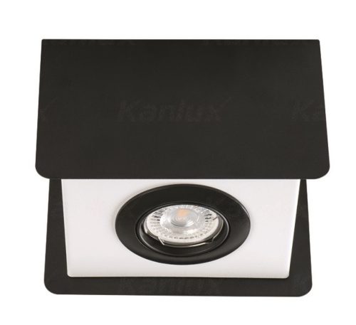 Kanlux TORIM mennyezeti szögletes lámpa IP20-as védettséggel, színben, GU10 foglalattal (Kanlux 28461)