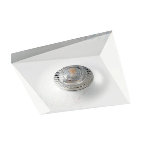 Kanlux BONIS beltéri álmennyezeti szögletes lámpa IP20-as védettséggel, fehér színben, Gx5.3 foglalattal (Kanlux 28702)