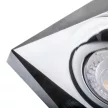 Kanlux BONIS beltéri álmennyezeti szögletes lámpa IP20-as védettséggel, króm színben, Gx5.3 foglalattal (Kanlux 28703)