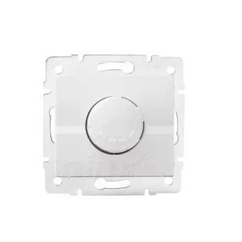   Kanlux MOWION LOGI 28750 forgatógombos fényerőszabályzó (dimmer) LED lámpához 3-100W , fehér burkolattal, keret nélkül, süllyesztett, 10A 250V IP20 (Kanlux 28750)