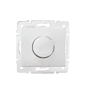   Kanlux MOWION DOMO 28754 forgatógombos fényerőszabályzó (dimmer) LED lámpához 3-100W , fehér burkolattal, keret nélkül, süllyesztett, 10A 250V IP20 (Kanlux 28754)