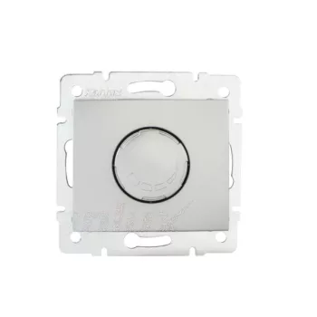  Kanlux MOWION DOMO 28756 forgatógombos fényerőszabályzó (dimmer) LED lámpához 3-100W , ezüst burkolattal, keret nélkül, süllyesztett, 10A 250V IP20 (Kanlux 28756)