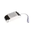 Kanlux 28933 ROUNDA V2LED18W-NW-SR kerek beltéri mennyezeti LED lámpa ezüst színben, 1080 lm, 18W teljesítmény, 15000 h élettartammal, IP44/20 védettséggel, 220-240 V, 4000 K (Kanlux 28933)
