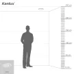 Kanlux 28934 ROUNDA V2LED18W-NW-W fehér kerek , beltéri, LED panel, 1260 lm fényerővel, 18W teljesítménnyel, 4000 K színhőmérséklettel, IP44/20 védettséggel (Kanlux 28934)