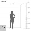 Kanlux 29114 MILENO EL-2I B-AG lámpa GU10 foglalattal, beltéri oldalfali/mennyezeti, fekete/arany színben, 2x max 35W teljesítmény, IP20 védettséggel, 220-240 V (Kanlux 29114)