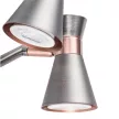Kanlux 29115 MILENO EL-2I ASR-AN lámpa GU10 foglalattal, beltéri oldalfali/mennyezeti, ezüst/réz színben, 2x max 35W teljesítmény, IP20 védettséggel, 220-240 V (Kanlux 29115)
