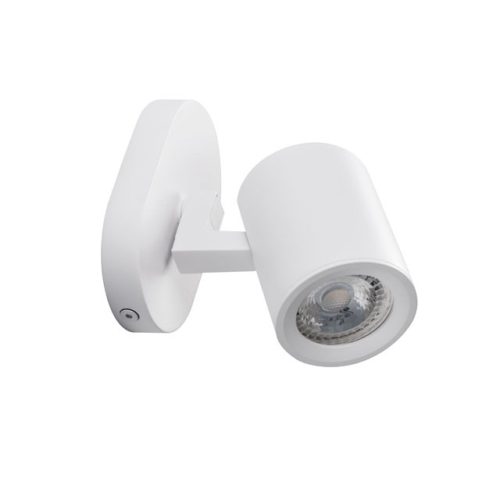 Kanlux 29120 LAURIN EL-1O W lámpa GU10 foglalattal, beltéri oldalfali/mennyezeti, fehér színben, max 35W teljesítmény, IP20 védettséggel, 220-240 V (Kanlux 29120)