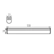 Kanlux 29212 MERA LED 15W NW beltéri bútorvilágító LED lámpa fehér színben, 1600 lm, 15W teljesítmény, 30000 h élettartammal, 220-240 V, 4000 K (Kanlux 29212)