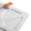 Kanlux 29595 AREL LED DL 20W-WW szögletes beltéri álmennyezeti LED lámpa fehér színben, 1450 lm, 20W teljesítmény, 30000 h élettartammal, IP65/20 védettséggel, 220-240 V, 3000 K (Kanlux 29595)