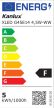 Kanlux 29626 XLED G45E14 4,5W-WW-M LED fényforrás, E14 foglalat, 470 lm, 4,5W teljesítmény, 15000 h élettartammal, 220-240 V, 2700 K (Kanlux 29626)